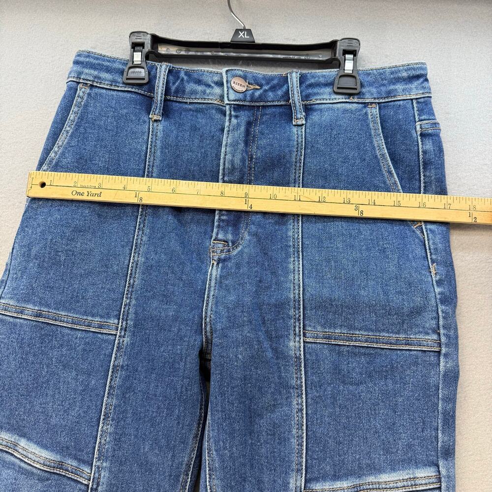 Risen Jeans Women's 13/31 Blue Patch Pocket Cargo Jeans EUC - Picture 11 of 14